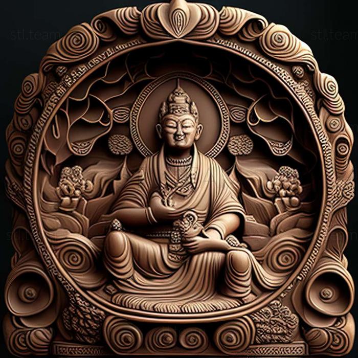 3D model Tashi Lama Tibetan (STL)